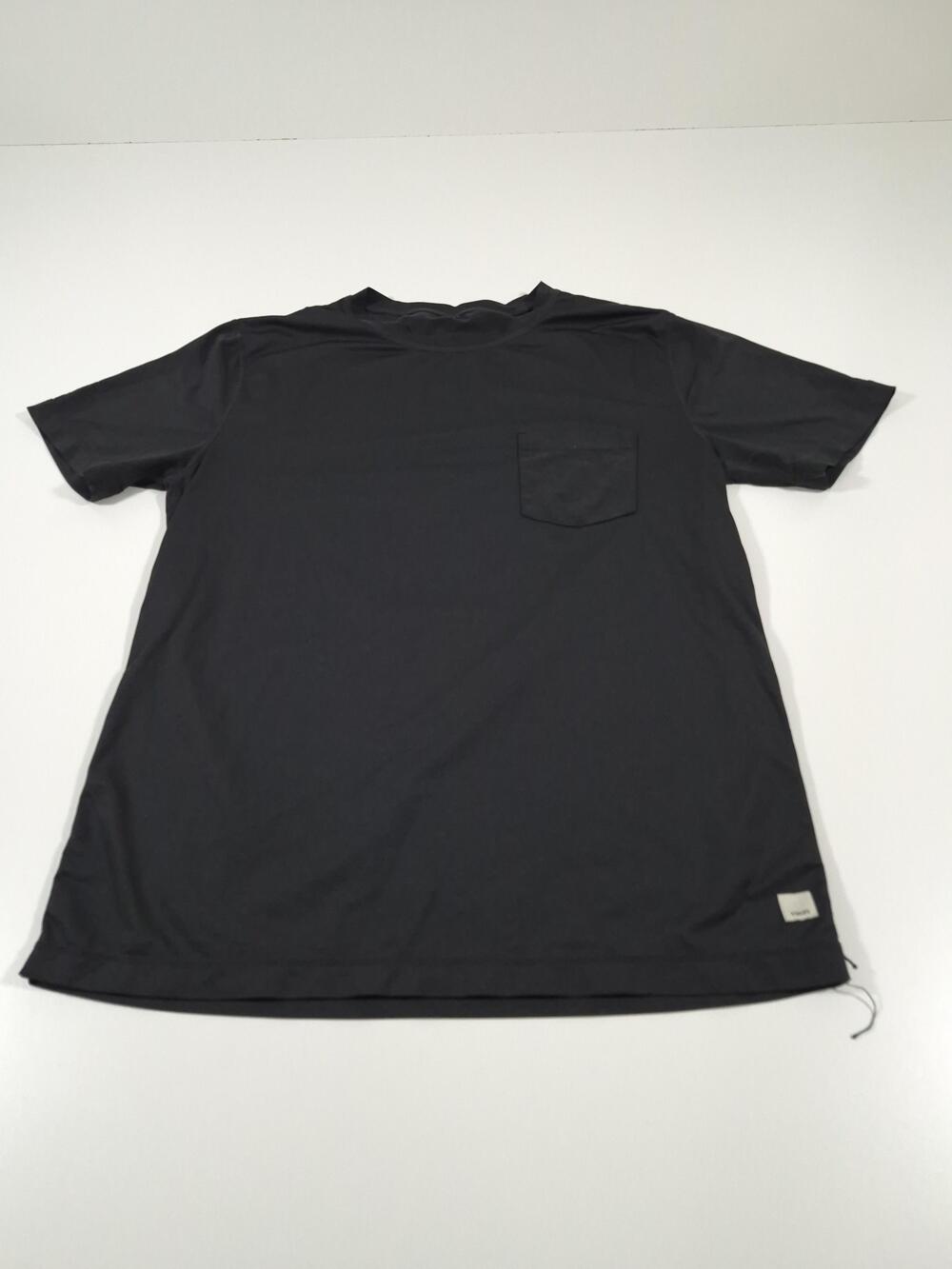 Vuori Tradewind Shirt Mens M Gray Short Sleeve Performance Pocket Tee Athletic